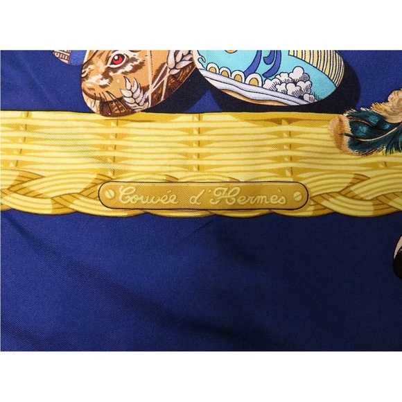 Hermes Silk Scarf with Nautical Motifs - Picture 7 of 12